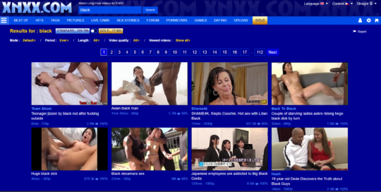 XNXX Black
